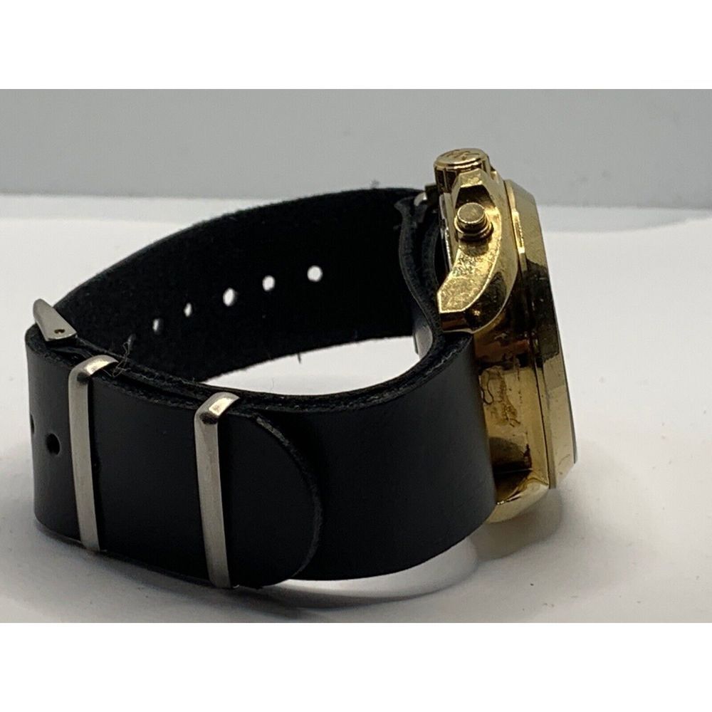Michael Kors MK5743 Women's Black Leather Analog White Dial Quartz Watch JD234 - Picture 8 of 11